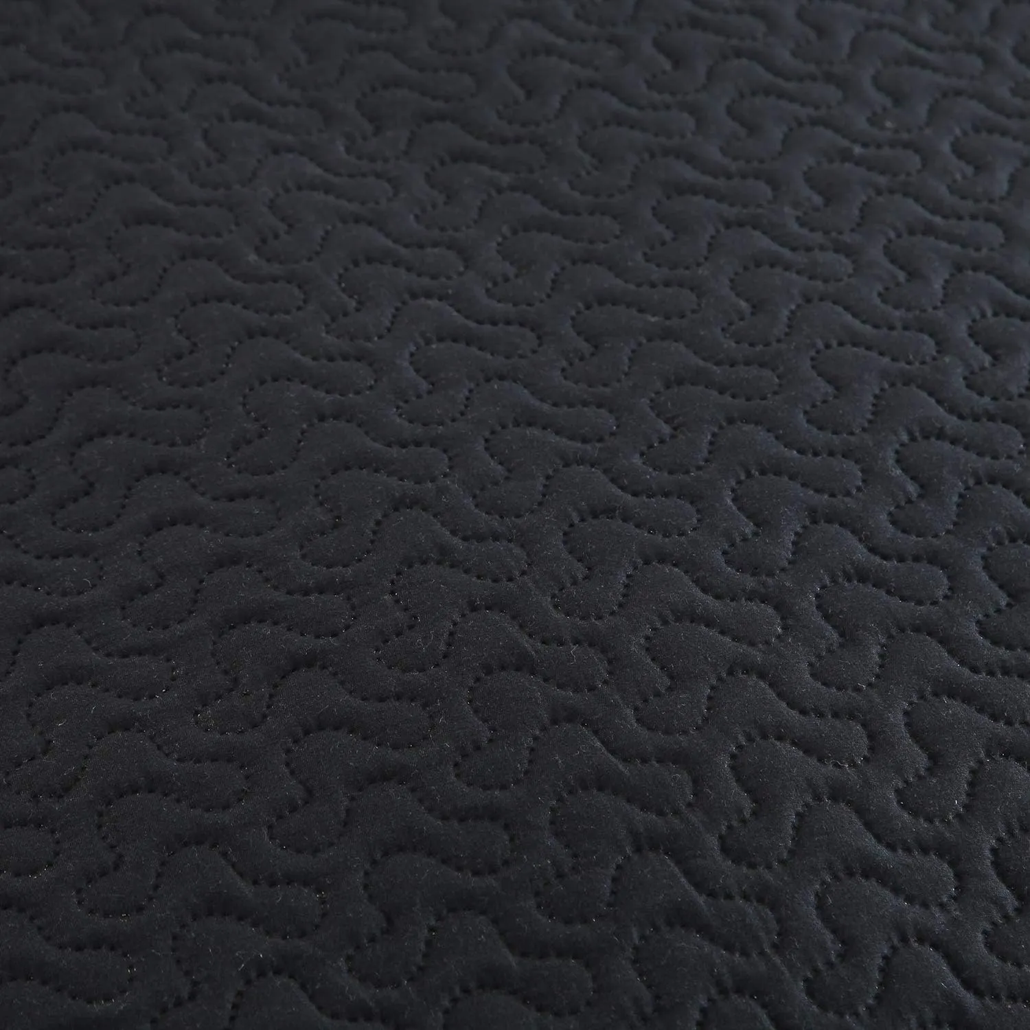 JML Quilts Set, Bedspread Coverlet Set with Pillowcases - 3 Piece Soft and Lightweight Bed Quilt for Spring, Autumn and Summer (Embossed Stripe - Black, Full/Queen(88"x92"))