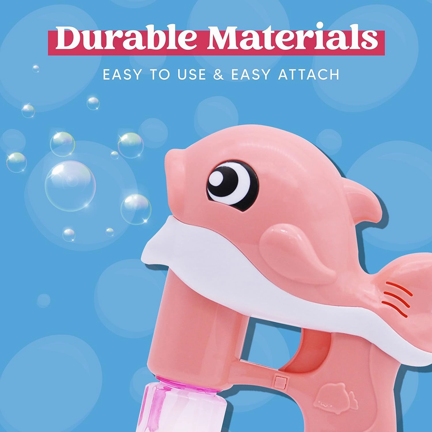 JOYIN 2 Bubble Guns Kit, Whale Automatic Bubble Maker Blower Machine with 4 Solutions for Kids, Summer Toy, Birthday, Outdoor & Indoor Activity, Easter, Valentine Party Favors