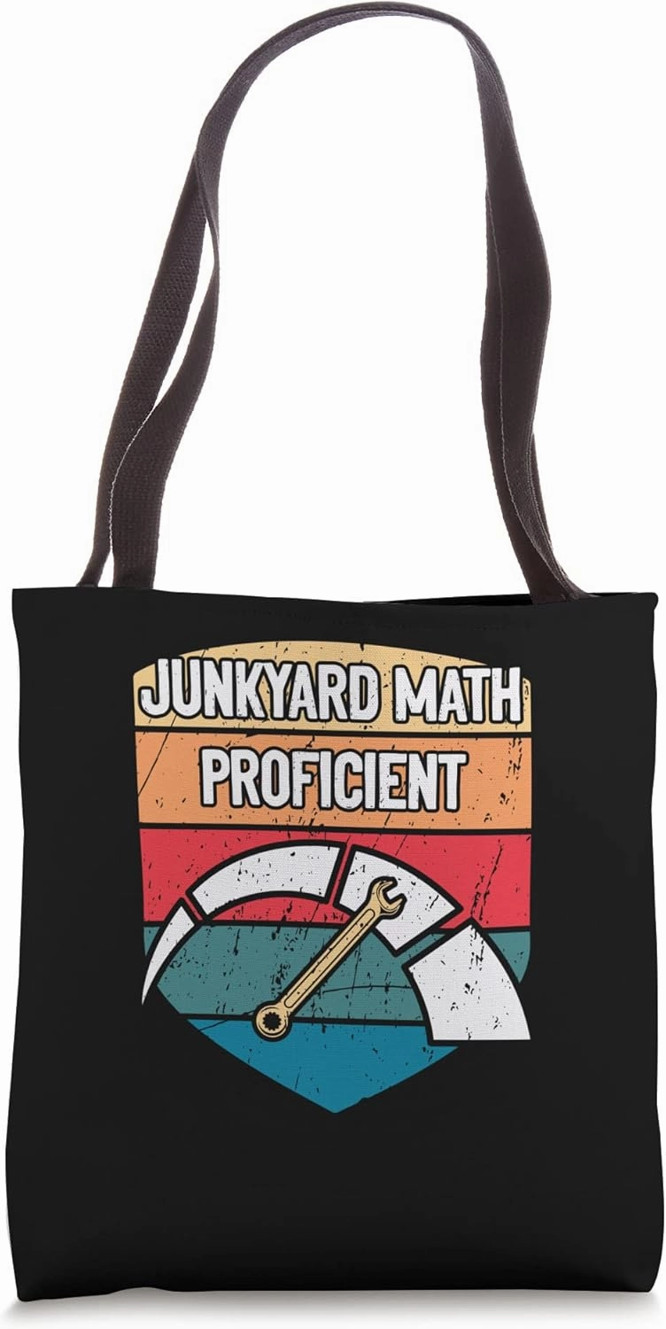 Junkyard Math Proficient Mechanic Dad Car Repair Daddy Smart Tote Bag