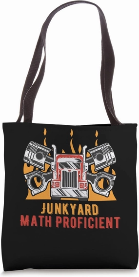 Junkyard Math Proficient Mechanic Dad Car Repair Daddy Smart Tote Bag