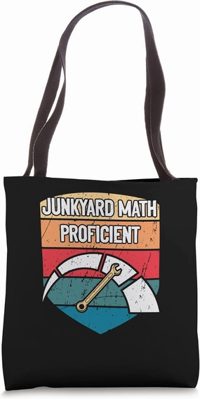 Junkyard Math Proficient Mechanic Dad Car Repair Daddy Smart Tote Bag