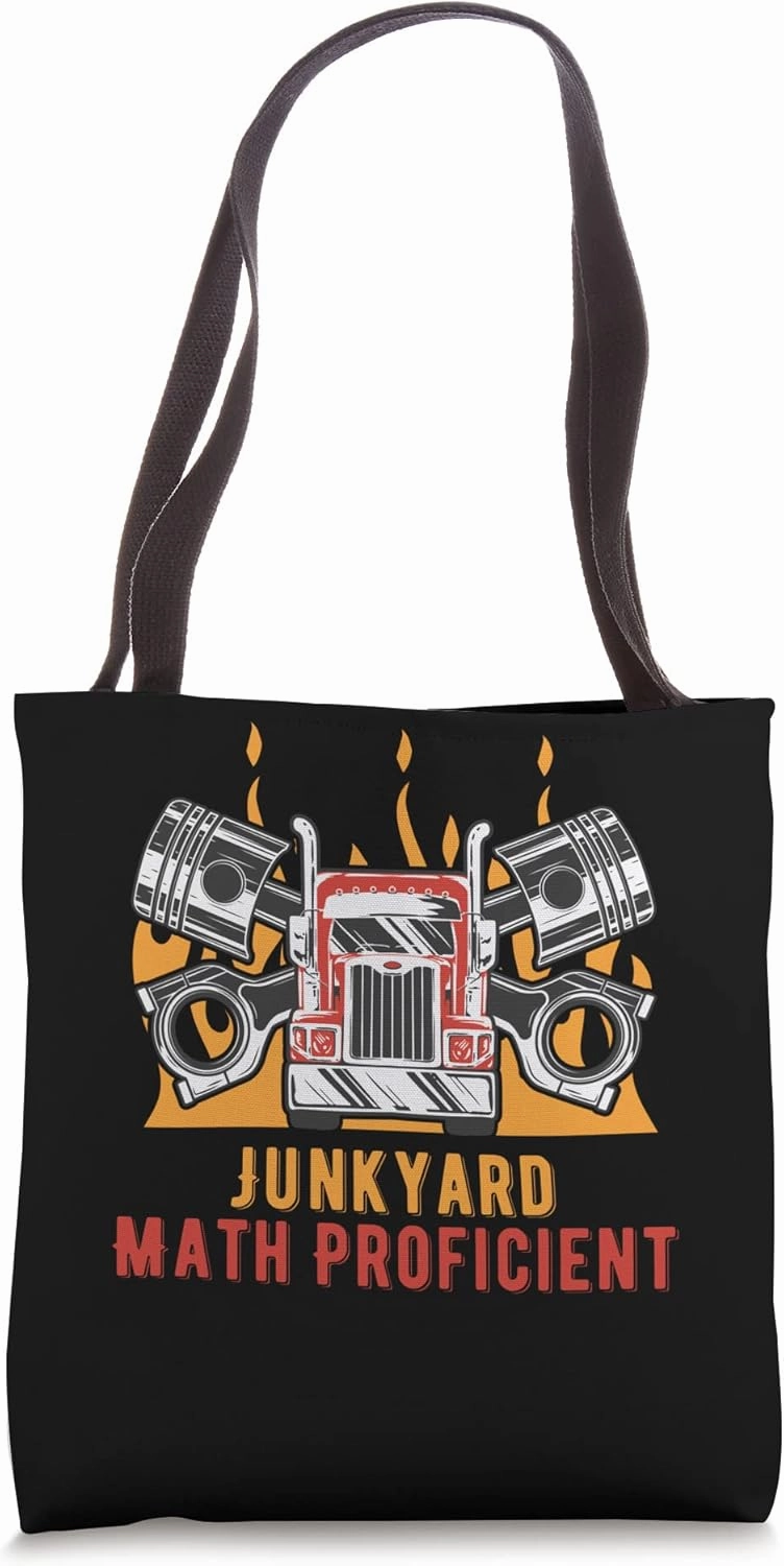 Junkyard Math Proficient Mechanic Dad Car Repair Daddy Smart Tote Bag