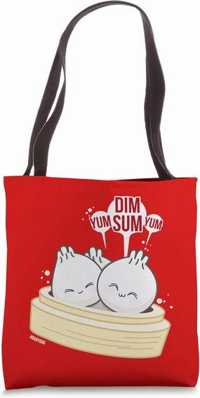 Kawaii Happy Bao Dim Sum Yum Yum Anime Lovers Tote Bag