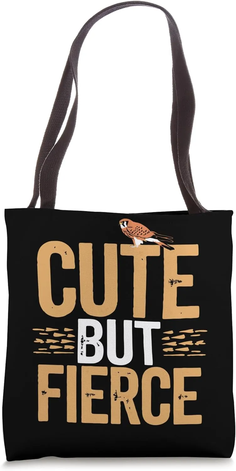 Kestrel Cute But Fierce American Kestrel Tote Bag