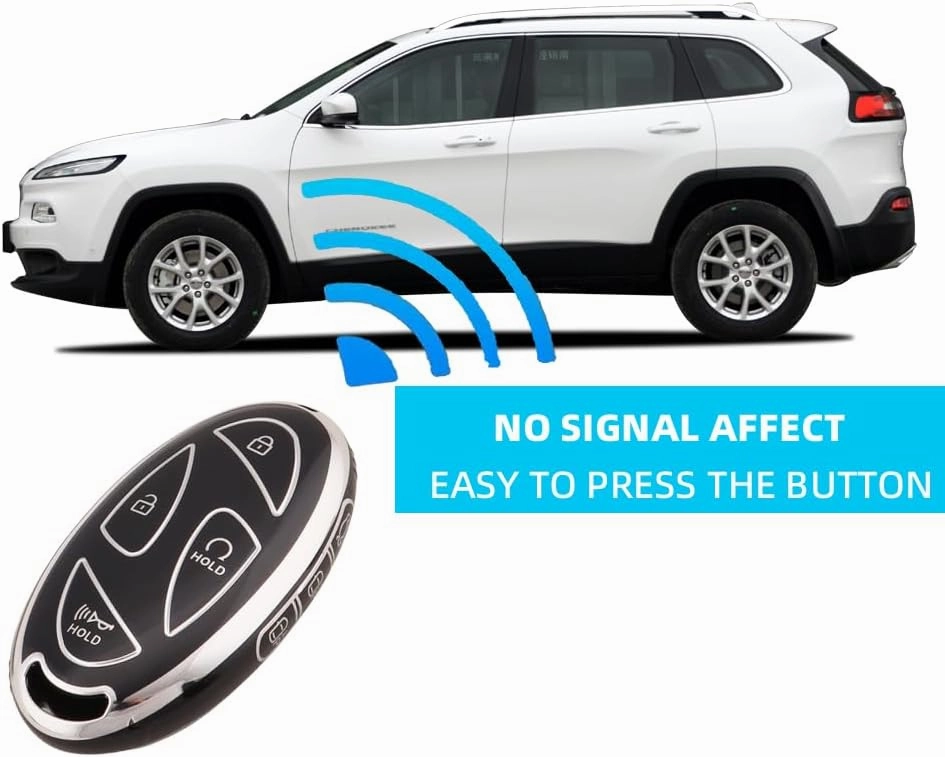Key Cover Case fit for Hyundai Kona Ioniq 6 Sonata Santa Fe Elantra Hybrid Grandeur GN7 2024 2023 Key Fob Protector TPU 5 Buttons B White