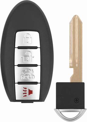 Key Fob Replacement for 2007-2012 Nissan Altima/ 09-14 Maxima & Murano/ 09-12 Infiniti FX35/ 08-13 G37/ 09-13 FX50/ 14-16 Q60 QX70/ 11-12 G25/ 07-08 G35, KR55WK48903 KR55WK49622,4 Buttons
