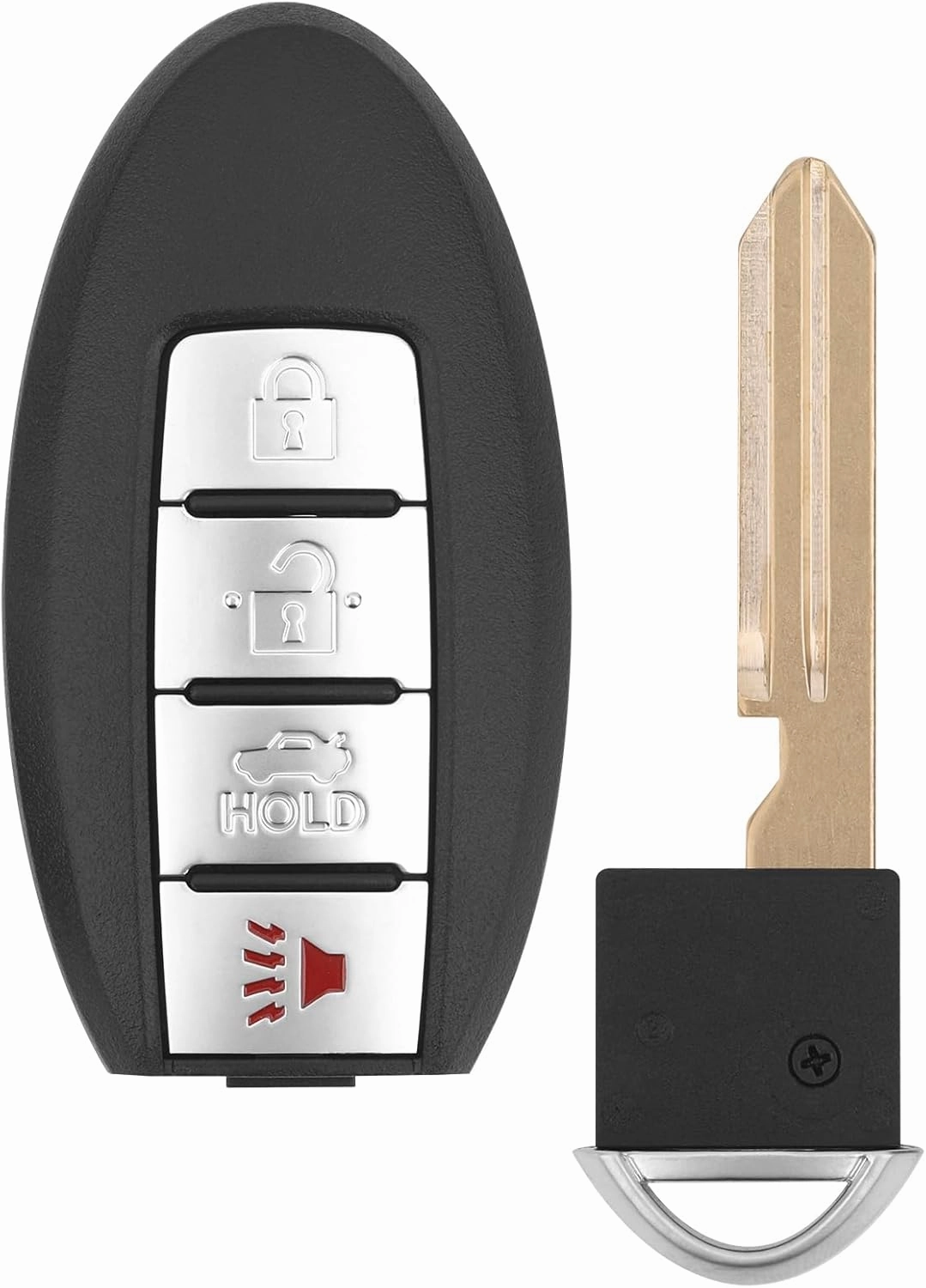 Key Fob Replacement for 2007-2012 Nissan Altima/ 09-14 Maxima & Murano/ 09-12 Infiniti FX35/ 08-13 G37/ 09-13 FX50/ 14-16 Q60 QX70/ 11-12 G25/ 07-08 G35, KR55WK48903 KR55WK49622,4 Buttons