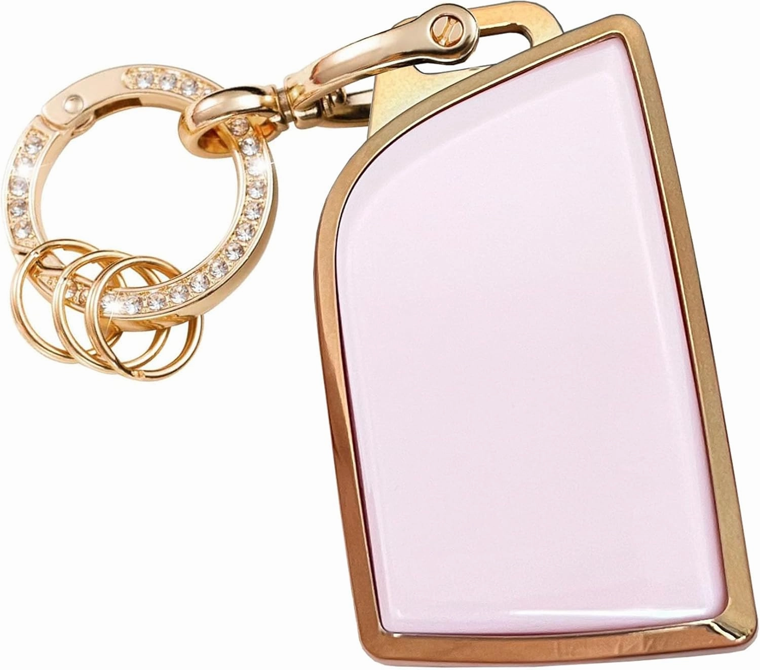 Keyless Entry Systems for Acura Key Fob Cover Fits for 2022 2023 2024 2025 Acura RDX MDX Remote Smart Key (Pink-Gold)