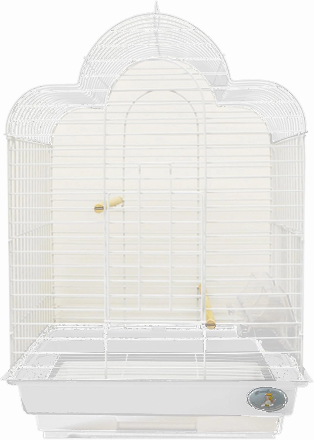 King's Cages ES 1814 T Bird cage Toy Toys Cockatiels Finches Parakeets Lovebirds (White)
