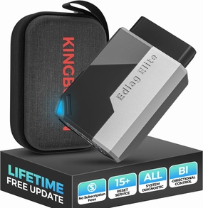 KINGBOLEN Ediag Elite OBD2 Scanner Bluetooth, Bi-Directional Control Scanner All System Diagnostic Tool for iOS & Android, 15  Hot Reset, CANFD Protocol, FCA AutoAuth, No Subscriptions Lifetime Update