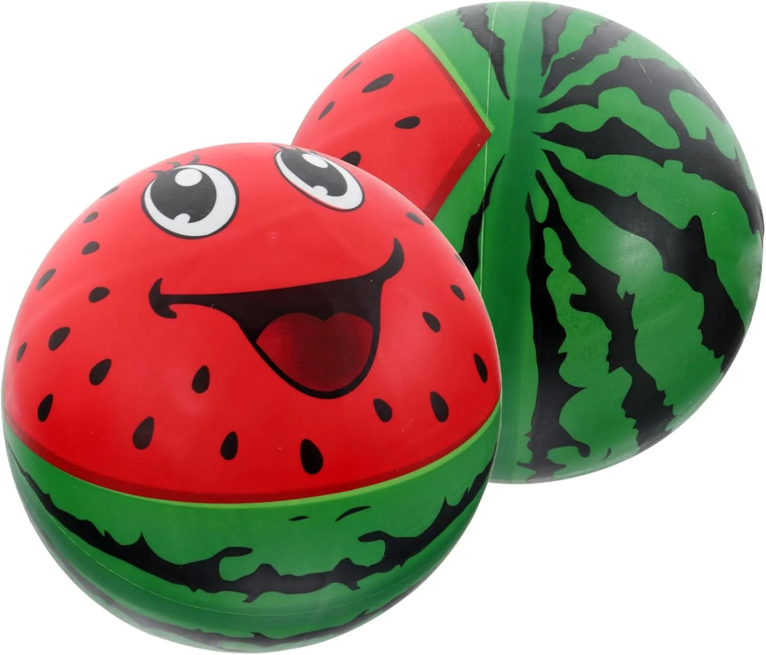 Kisangel 2pcs Inflatable Watermelon Beach Balls Fun Bouncing Balls for Summer Pool Parties and for Endless Outdoor Play