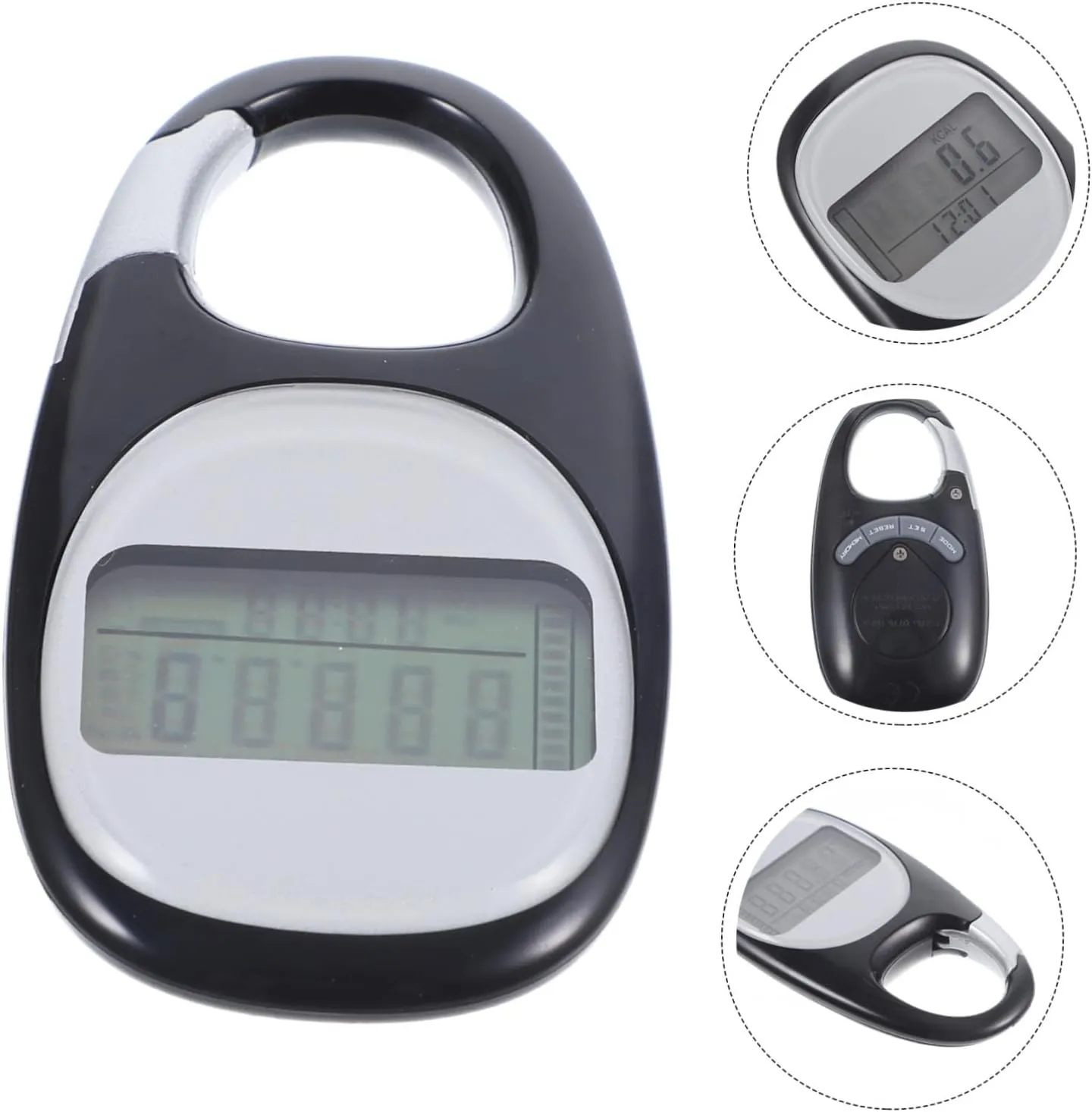 Kisangel Pedometer Mile Devices Counters for Women Step Counter Watch for Men Internet Track Steps Watch Activity