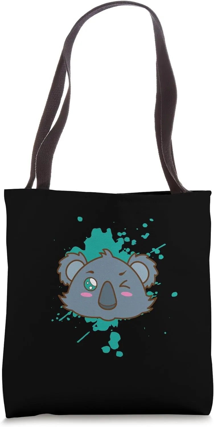 Koala Bear in japanese Kawaii Style Animal Japan Tote Bag