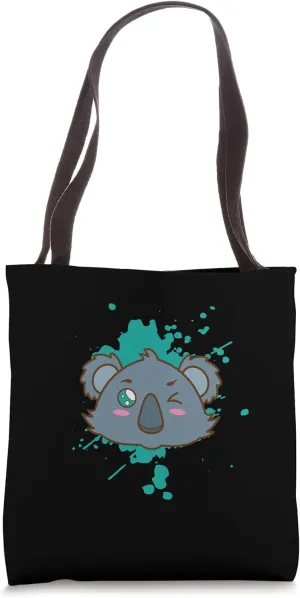 Koala Bear in japanese Kawaii Style Animal Japan Tote Bag