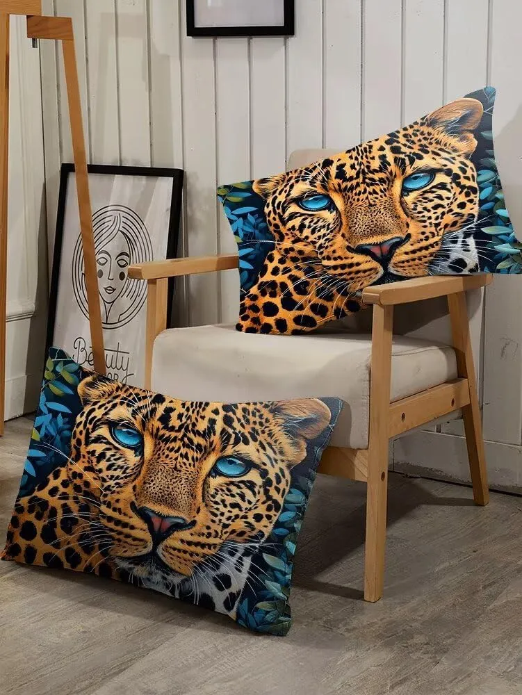 kxry Leopard Comforter Sets Twin Size Wild Animal Cheetah Print Kids Bedding Sets Soft Microfiber for All Seasons Bedding Quilt 1 Comforter  1 Pillowcase