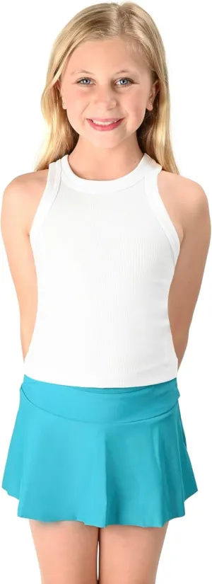 Lands' End Girls' Swimwear UPF 50 Swim Skirt (S-XL)