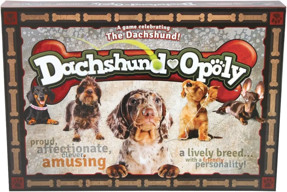 Late for the Sky Dachshund-opoly 15.38 x 10.63 x 2.06 inches