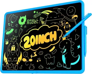 LCD Writing Tablet for Kids, 20 Inch Kids Drawing Pad, Rechargeable Doodle Board, Mess Free Colring Writing Tablet for Adults, Learning Toys for 3  Year Old Boys Girls Birthday Gifts