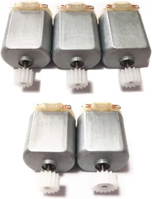 Lcuihua-dc Motor 1.5V-6V 0.3A 16000RPM Mini DC Motor, for DIY Toys Hobbies Smart Car Motor 130 Small Motor, Micro DC Motor, Speed(RPM) : Motor 10Tooth Copper
