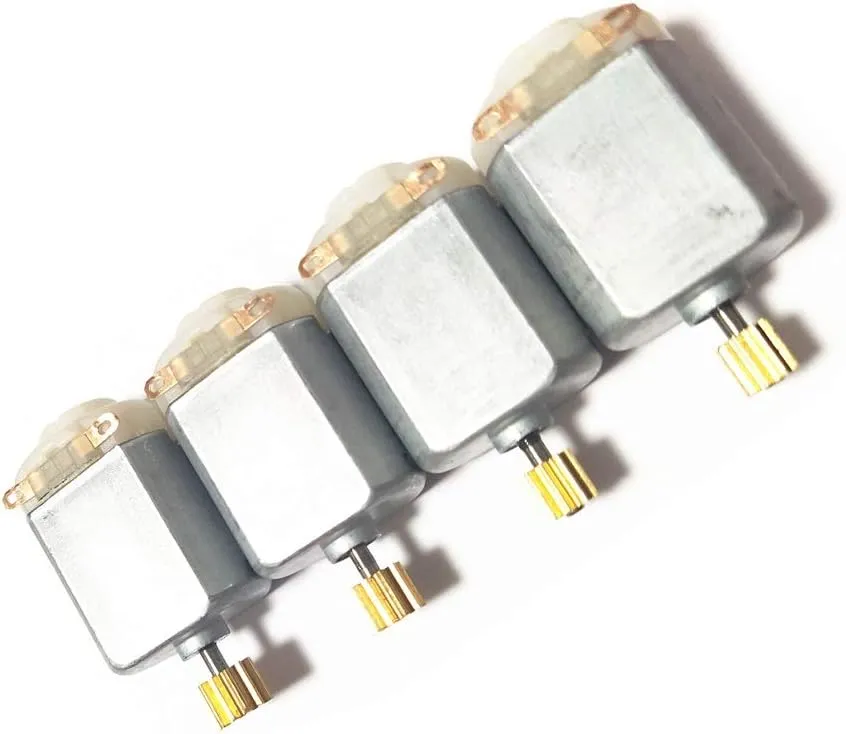 Lcuihua-dc Motor 1.5V-6V 0.3A 16000RPM Mini DC Motor, for DIY Toys Hobbies Smart Car Motor 130 Small Motor, Micro DC Motor, Speed(RPM) : Motor 10Tooth Copper