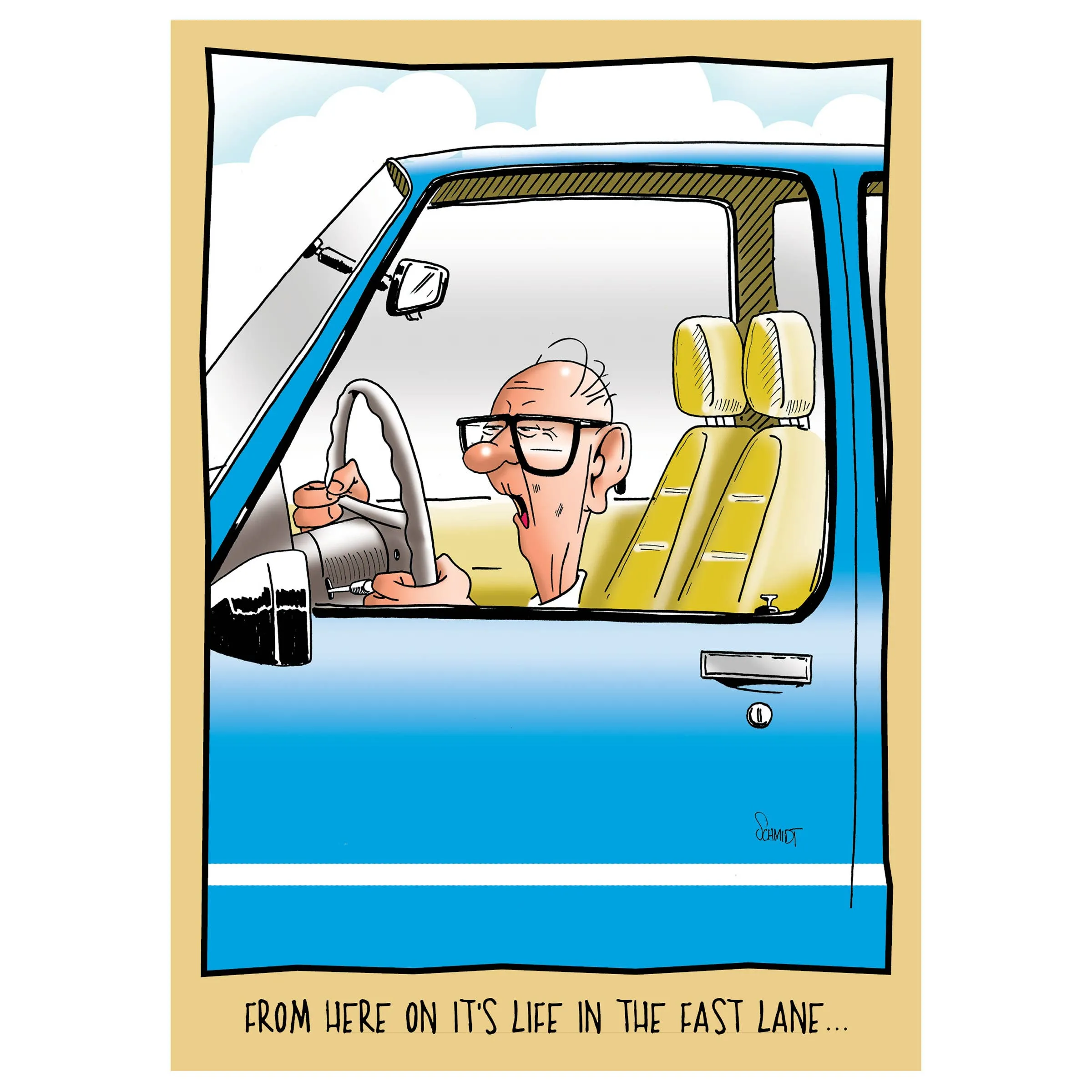 Life in the Fast Lane | Funny Birthday Card