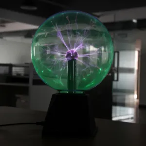 Lightning Ball Ion Ball Tesla Coil Glow Ball Arc Ball Touch Lightning Can Be Voice Controlled 8Ingreen