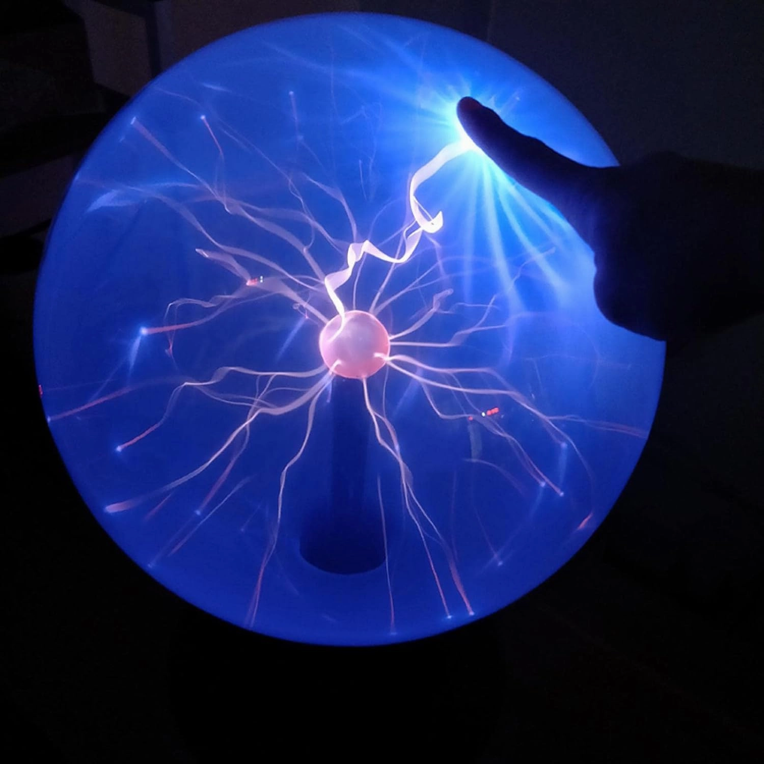Lightning Ball Ion Ball Tesla Coil Glow Ball Arc Ball Touch Lightning Can Be Voice Controlled 8Intricolor