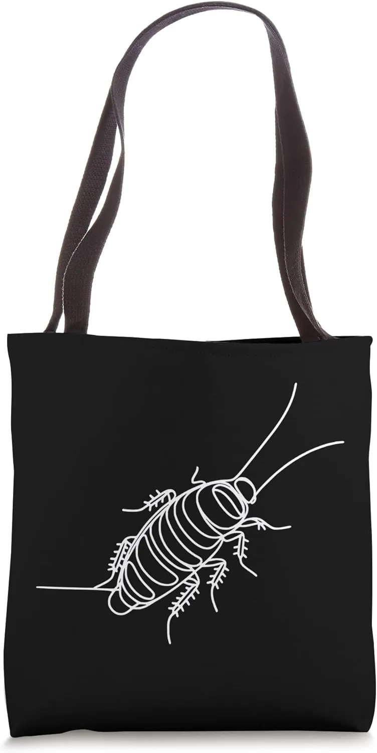 Line Art Drawing Madagascar Hissing Cockroach Invertebrate Tote Bag