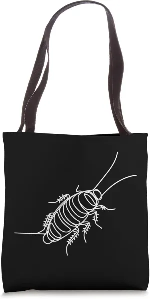 Line Art Drawing Madagascar Hissing Cockroach Invertebrate Tote Bag