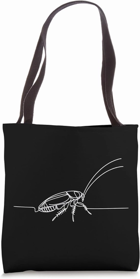 Line Art Drawing Madagascar Hissing Cockroach Invertebrate Tote Bag