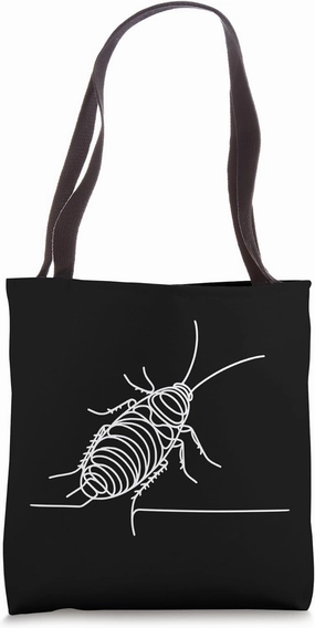 Line Art Drawing Madagascar Hissing Cockroach Invertebrate Tote Bag