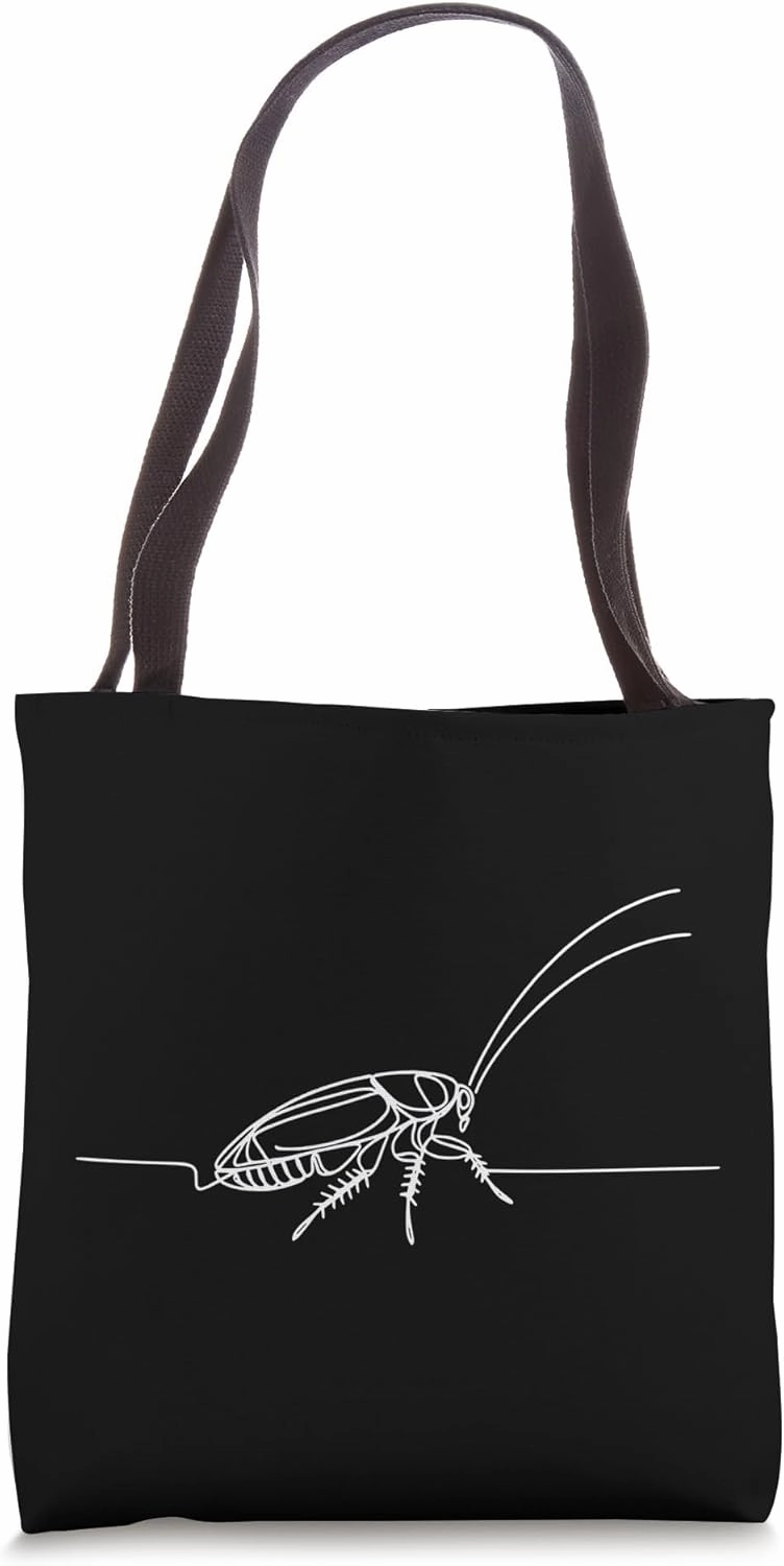 Line Art Drawing Madagascar Hissing Cockroach Invertebrate Tote Bag