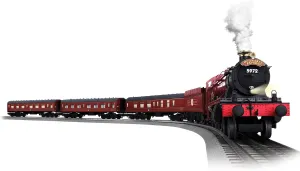 Lionel Hogwarts Express LionChief Electric O Gauge Bluetooth 5.0 Train Set with Remote and Dementors Coach Car