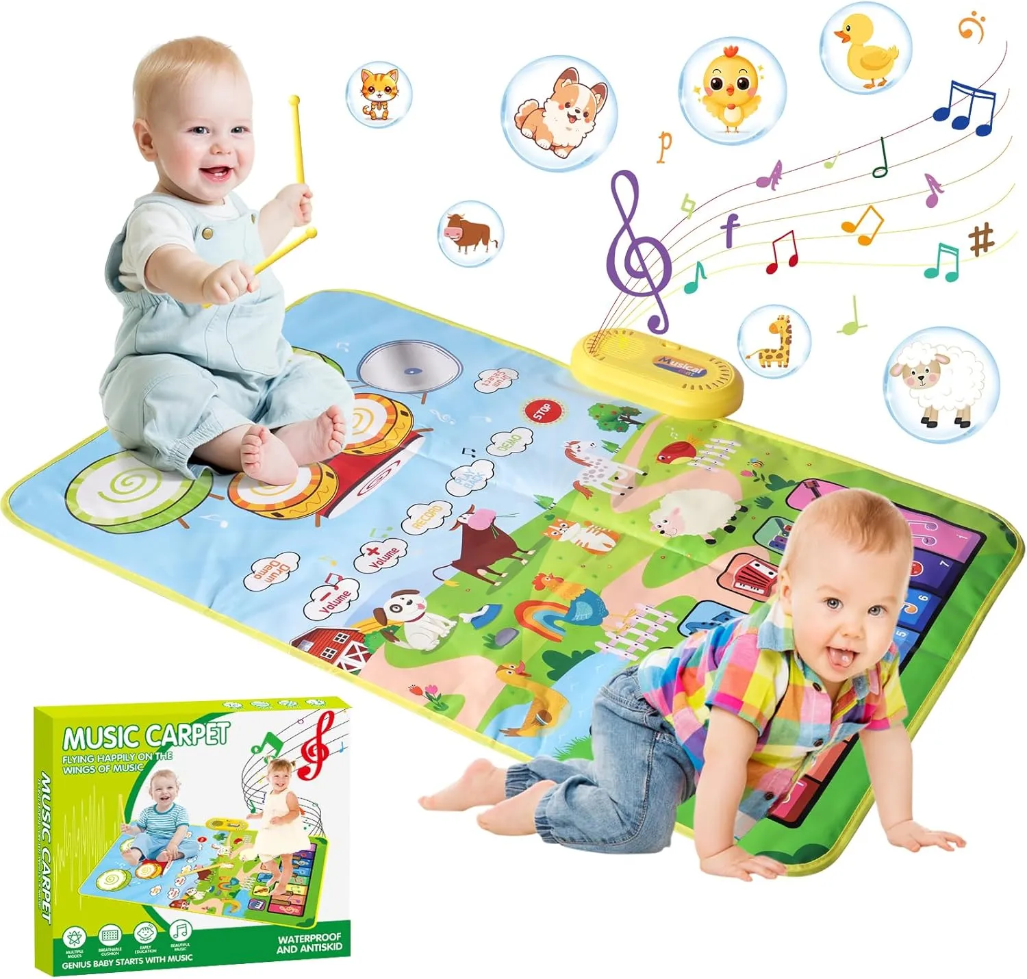 Little Tikes Piano Mat for 1-3 Year Old Boys - Sensory Learning Toys for Toddlers