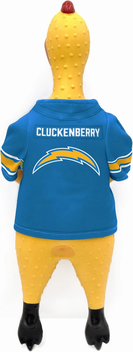Littlearth NFL Team Rubber Chicken Toy