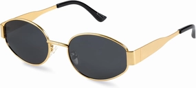 livho 2025 Trendy Oval Sunglasses - Stylish Polarized Shades for Everyday - Retro Metal Frames