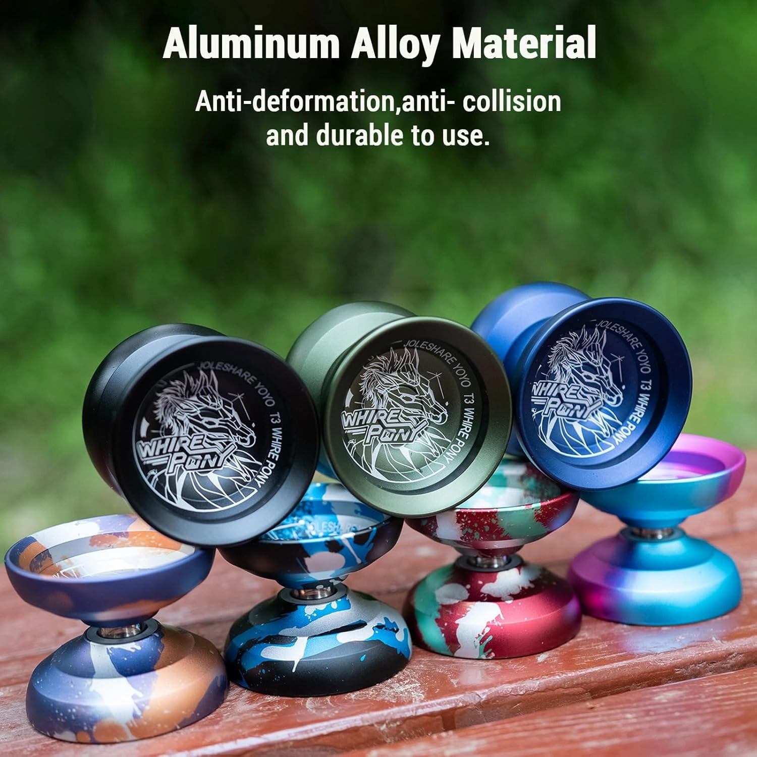 Lixada Yoyo Ball Aluminum Alloy with Responsive and Unresponsive Bearings Yoyo String Glove, Yo-yo Ball Set Professional Portable Durable for Beginner Competition