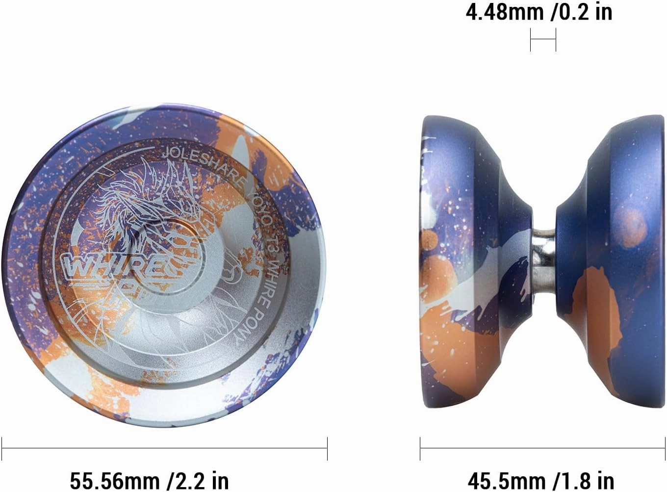 Lixada Yoyo Ball Aluminum Alloy with Responsive and Unresponsive Bearings Yoyo String Glove, Yo-yo Ball Set Professional Portable Durable for Beginner Competition