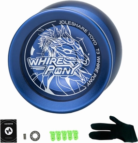 Lixada Yoyo Ball Aluminum Alloy with Responsive and Unresponsive Bearings Yoyo String Glove, Yo-yo Ball Set Professional Portable Durable for Beginner Competition