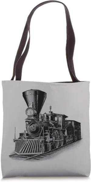 Locomotive Steam Train Railway Locomotive Tote Bag