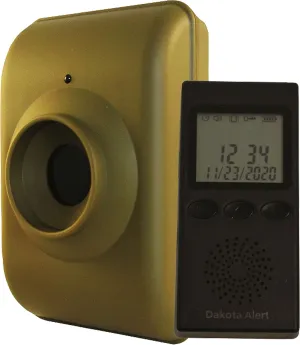 Long Range Motion Sensor System- Dakota Alert MTPR-4000 Wireless Motion Detector & Receiver, Camping Perimeter & Trip Wire Alarm Device, Monitor Driveways, Backyards, Entrances, Deer Trails and More