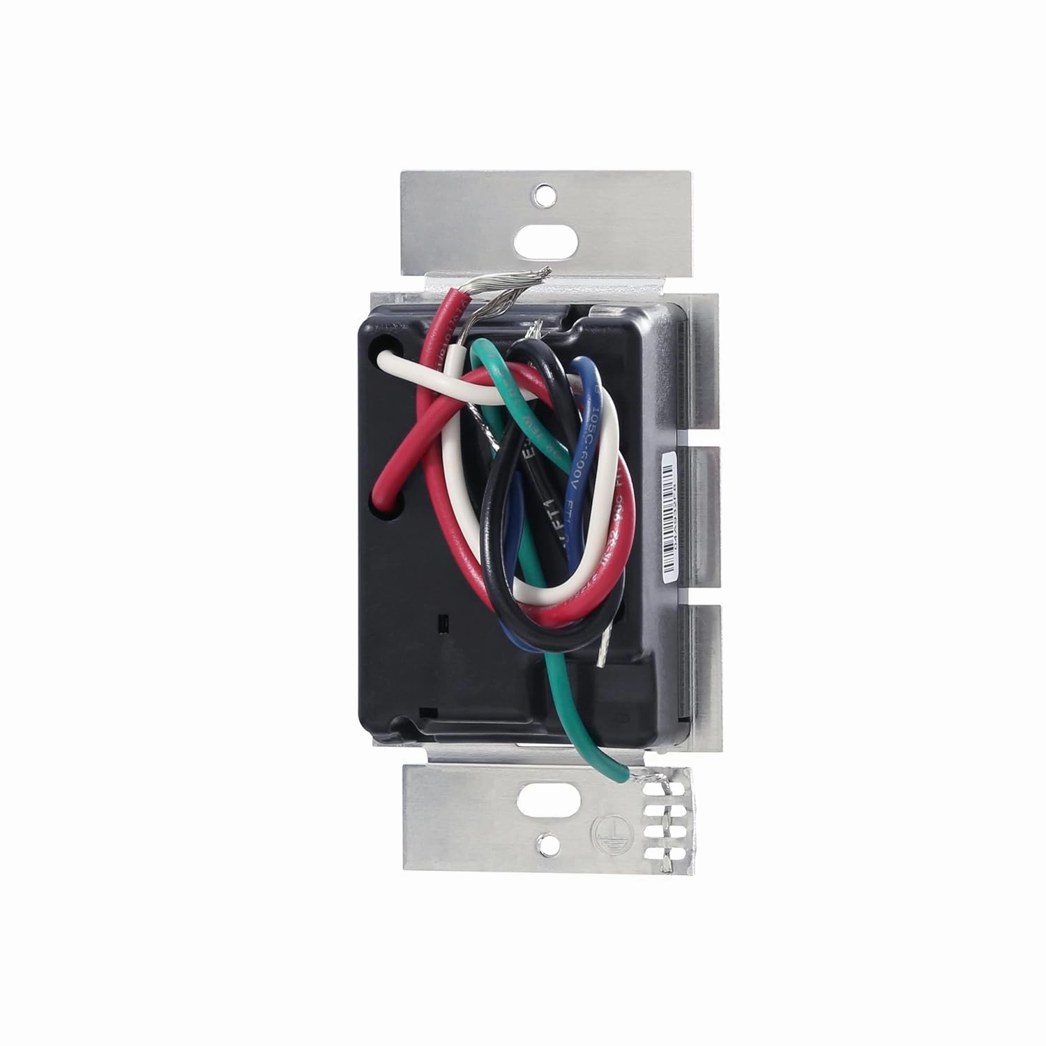 Lutron Caseta Original Smart Switch (Lutron Smart Hub Required), for LED Lights and Fans, 6 Amp, Single-Pole/3-Way, Neutral Required, PD-6ANS-BL, Black