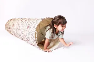 Lyla & Sage Play Co - Kids Play Tunnel - 6ft Pop Up Crawl Tunnel for Toddlers Babies - Collapsible Tunnel Toy Gift for Boy and Girl - Play Tunnel Tent Indoor & Outdoor (Floral/Meadow)
