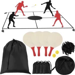 MABOZOO Beach Paddle Ball Set, Paddle Ball Beach for Family Friends Indoors Outdoors Games
