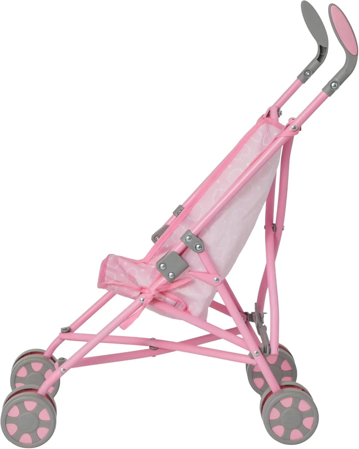 Madame Alexander Doll Accessories, Umbrella Stroller, Pink Hearts