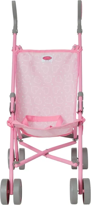 Madame Alexander Doll Accessories, Umbrella Stroller, Pink Hearts