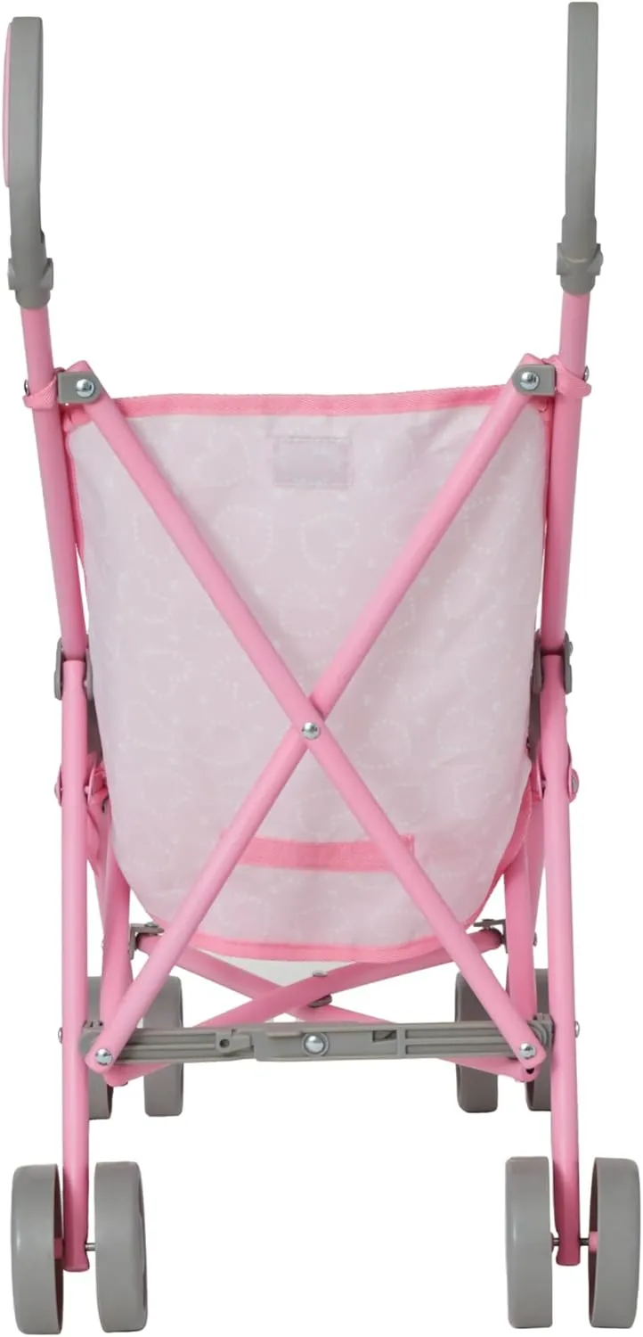 Madame Alexander Doll Accessories, Umbrella Stroller, Pink Hearts