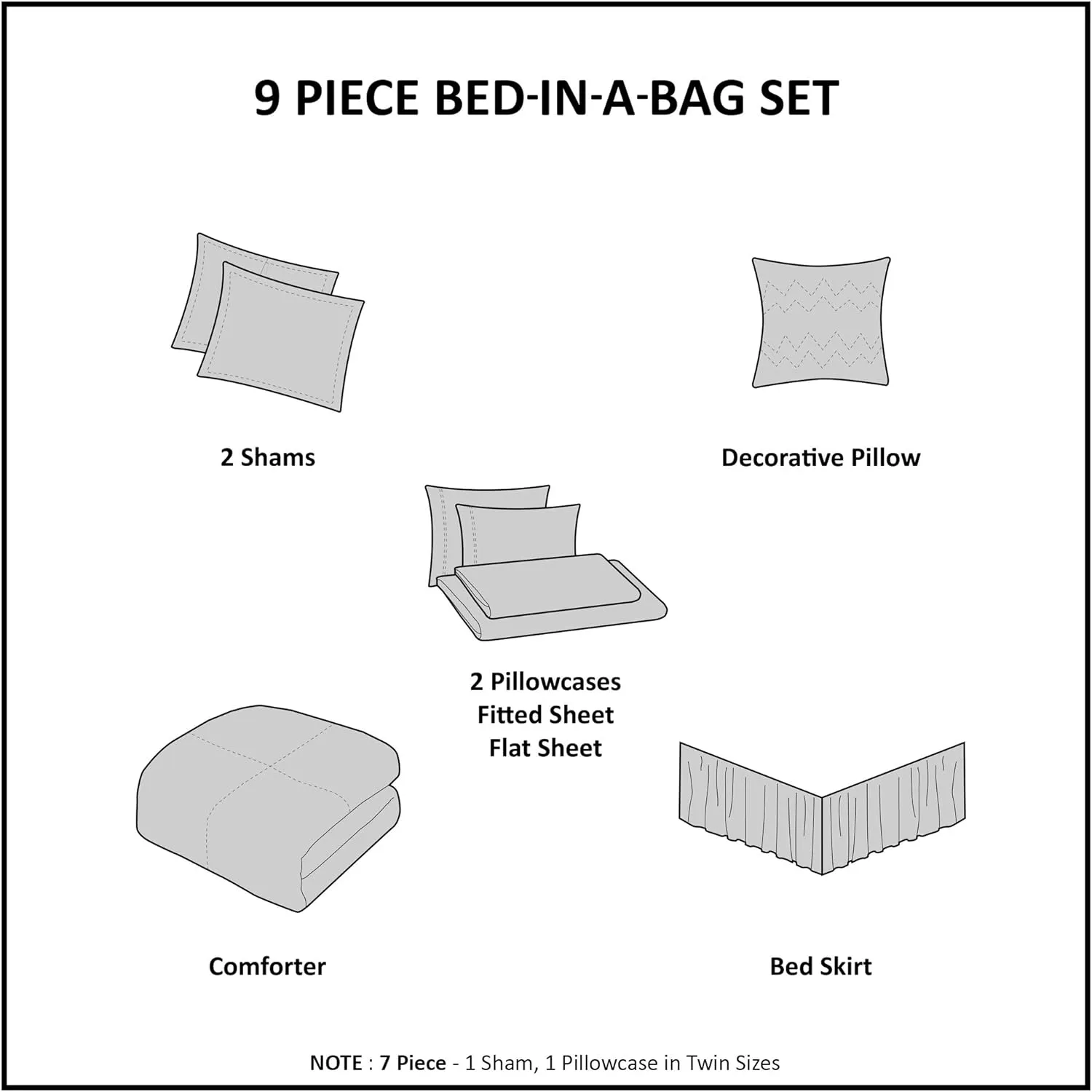 Madison Park Essentials King Comforter Set, Bed in a Bag King, Watercolor Print Coastal Comforter & Chambray Cotton Sheet Set, All Season Bedding Set, Saben, Taupe King (104 in x 92 in) 9 Piece