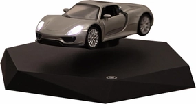 Magnetic Levitating Car - 360° Floating Display Model Realistic Zinc Alloy Sports Car, Perfect Cool Gadgets for Model Enthusiasts (Gray)