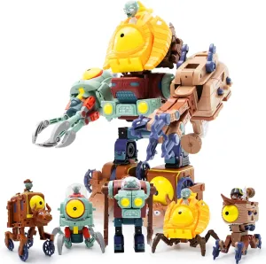 Maikerry 5-in-1 Plants vs. Zombies BOSS Robot Set - Action Figures Toys for Game Fans - Birthday and Party Gifts for Boys & Girls